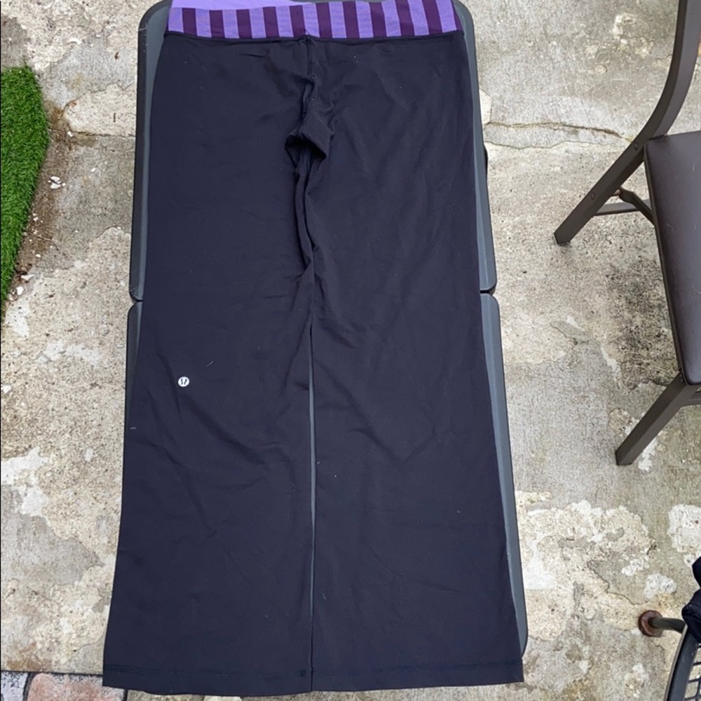 Size 12 groove pants w purple waist